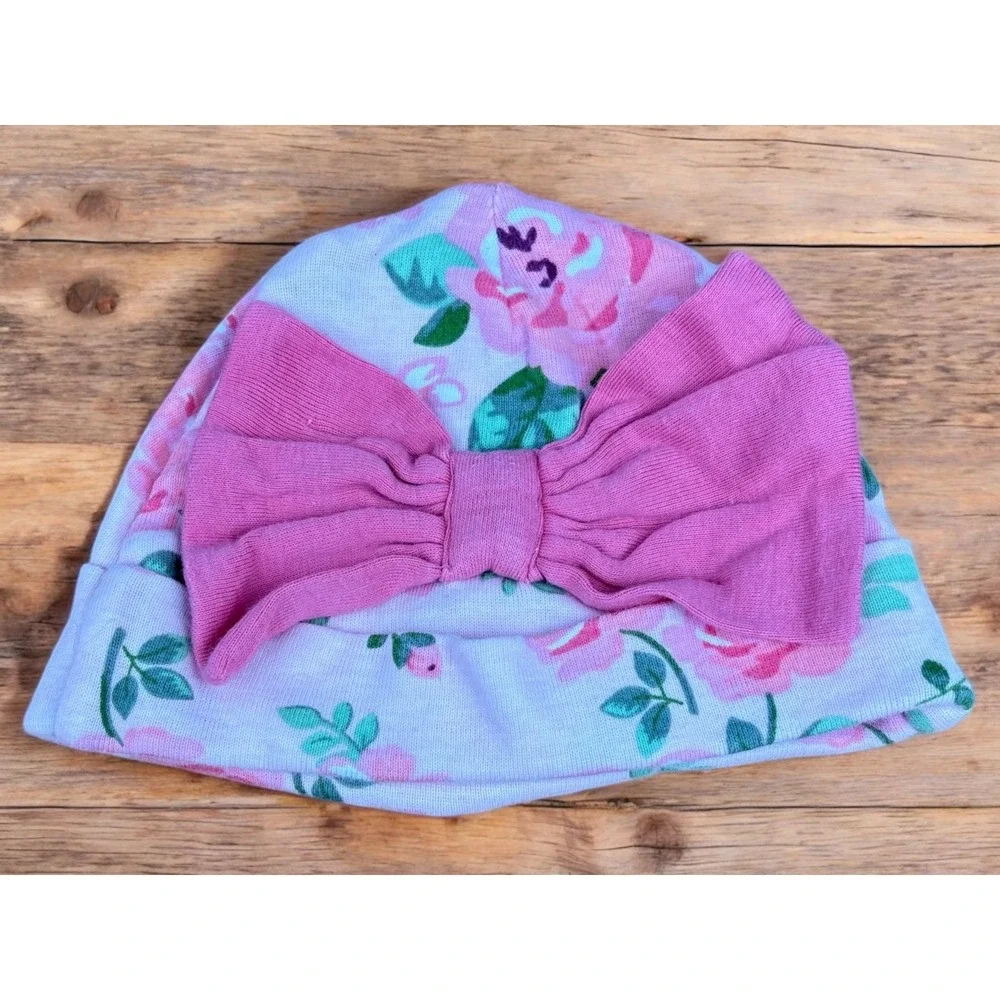 Gerber Baby Girls Daisy‎ Caps Lot of 3